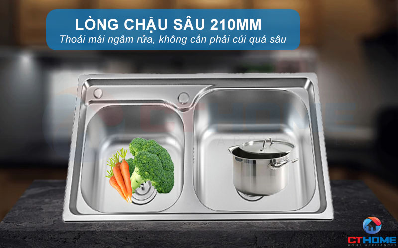 Độ sâu hoàn hảo, thoải mái sử dụng