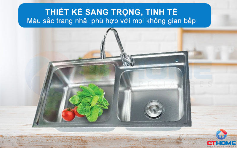 Thiết kế tiện ích, đẹp mắt cho không gian bếp sang trọng