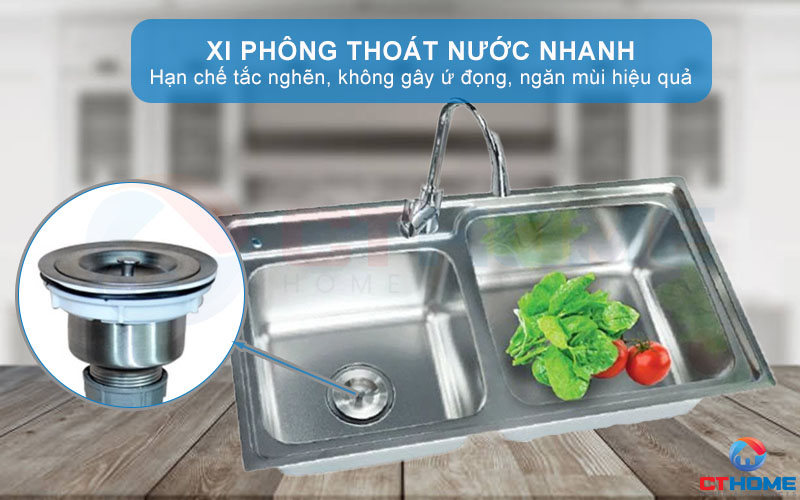 Xi Phông - Thoát nước nhanh, ngăn mùi hiệu quả