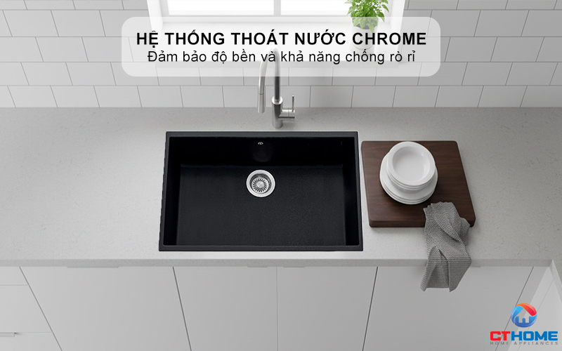Hệ thống thoát nước bằng Chrome bền bỉ, chống rò rỉ