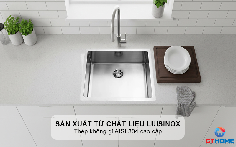 Sản xuất từ chất liệu Luisinox (thép không gỉ AISI 304) 