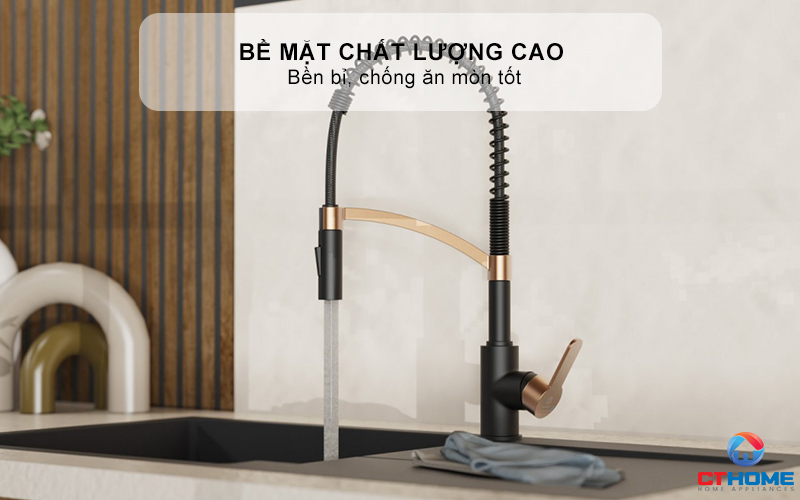 Bề mặt hoàn thiện bền bỉ, chống ăn mòn tốt