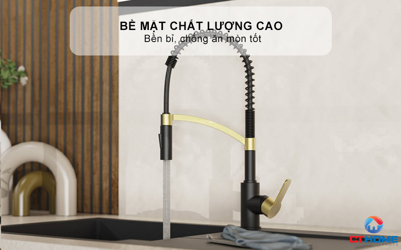 Bề mặt hoàn thiện bền bỉ, chống ăn mòn tốt