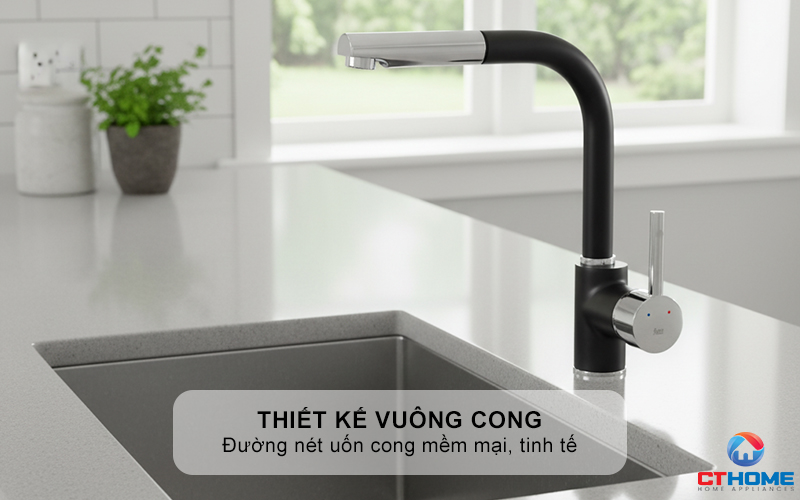 Thiết kế kế vuông cong sang trọng 