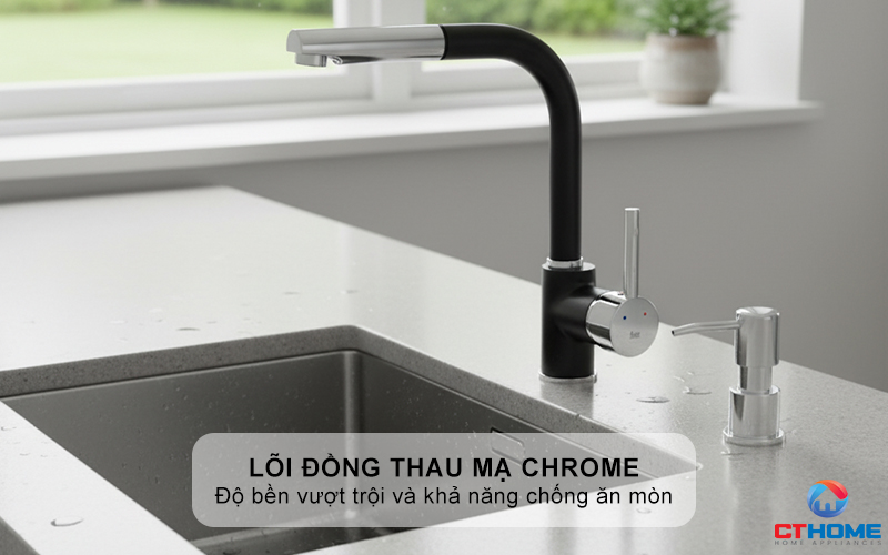 Chất liệu lõi đồng thau mạ chrome