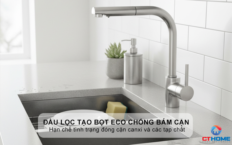 Đầu lọc tạo bọt Eco chống bám cặn