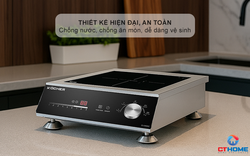 BẾP ĐIỆN TỪ CÔNG NGHIỆP KOCHER CI-5000W CI5000W 1