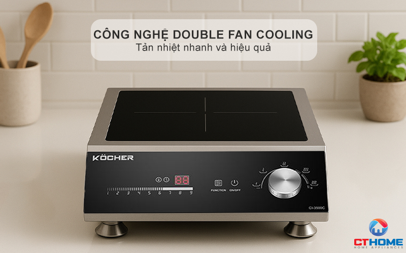 BẾP ĐIỆN TỪ CÔNG NGHIỆP KOCHER CI-5000W CI5000W 8