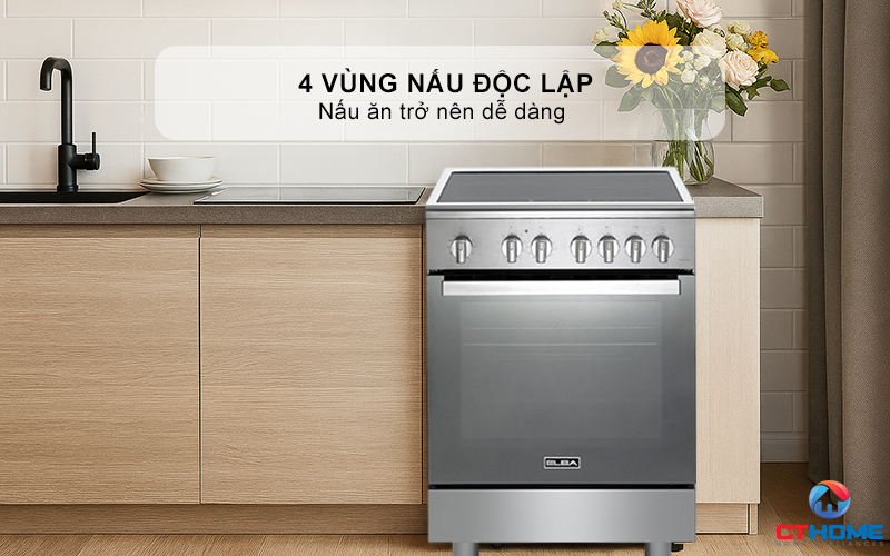 BẾP GAS KẾT HỢP LÒ NƯỚNG   CXX 664 IML ELBA 60CM CXX664IML 3