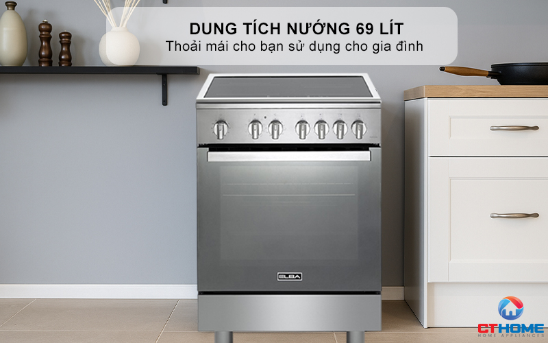 BẾP GAS KẾT HỢP LÒ NƯỚNG   CXX 664 IML ELBA 60CM CXX664IML 4