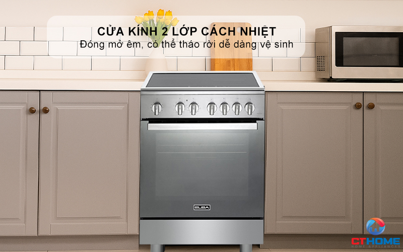 BẾP GAS KẾT HỢP LÒ NƯỚNG   CXX 664 IML ELBA 60CM CXX664IML 6