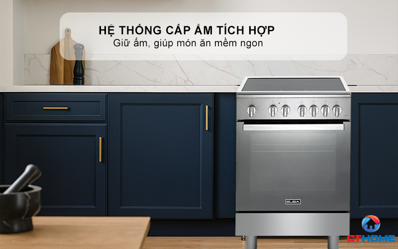 BẾP GAS KẾT HỢP LÒ NƯỚNG   CXX 664 IML ELBA 60CM CXX664IML 8