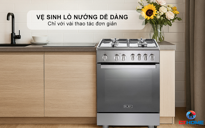 BẾP GAS KẾT HỢP LÒ NƯỚNG  CXX 664 MLVN ELBA 60CM CXX664MLVN 11