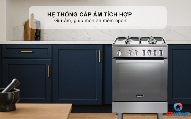 BẾP GAS KẾT HỢP LÒ NƯỚNG  CXX 664 MLVN ELBA 60CM CXX664MLVN 8