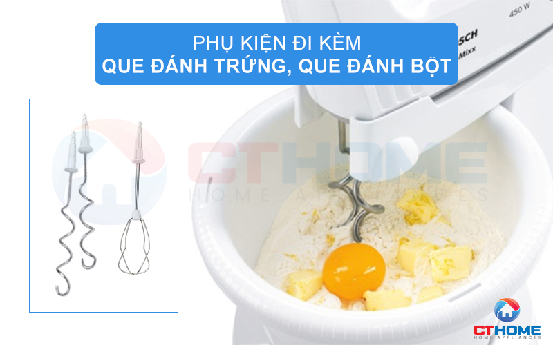 Đa dạng que đánh trứng, phù hợp mọi nhu cầu người dùng