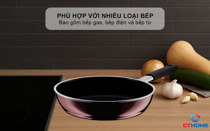 Phù hợp với nhiều loại bếp