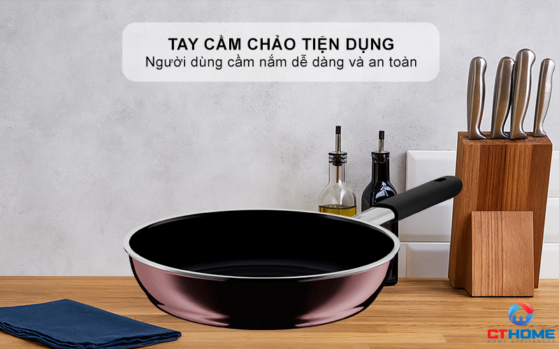 Tay cầm chảo an toàn và tiện dụng