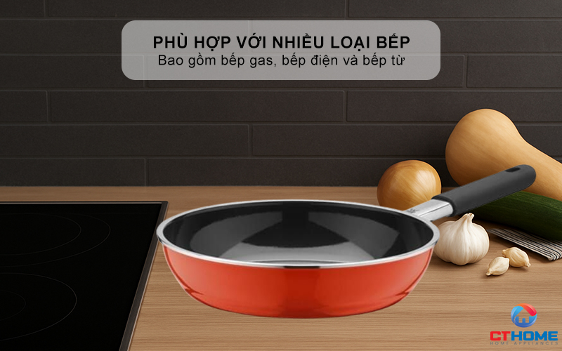 Phù hợp với nhiều loại bếp