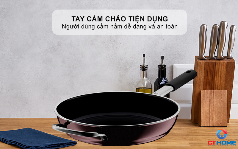 Tay cầm chảo an toàn và tiện dụng