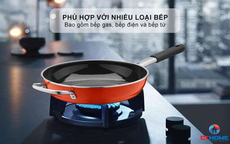 Phù hợp với nhiều loại bếp
