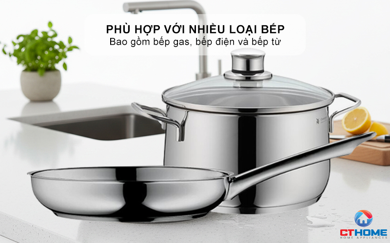 Phù hợp với nhiều loại bếp