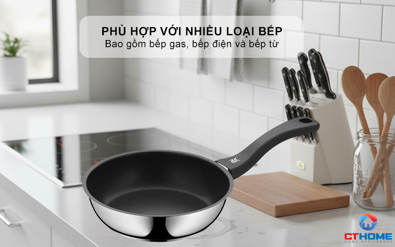 Phù hợp với nhiều loại bếp