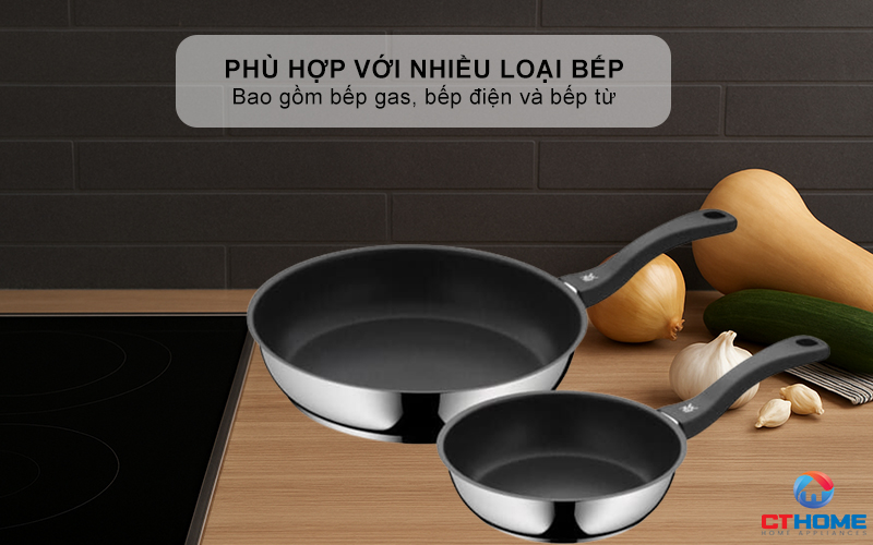 Phù hợp với nhiều loại bếp