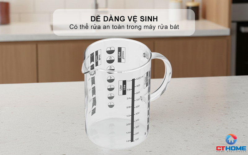 Vạch chia rõ ràng, dễ quan sát