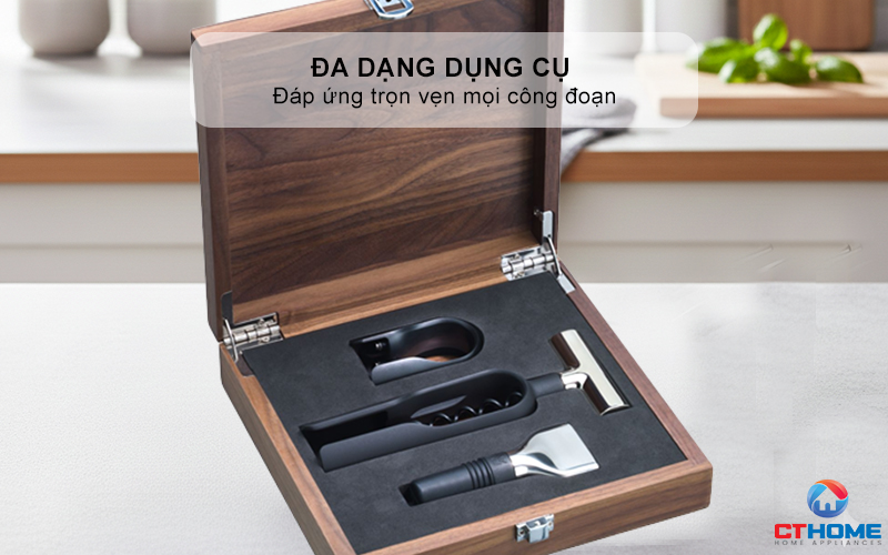 Đa dạng dụng cụ với đầy đủ chức năng