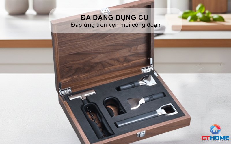 Đa dạng dụng cụ với đầy đủ chức năng