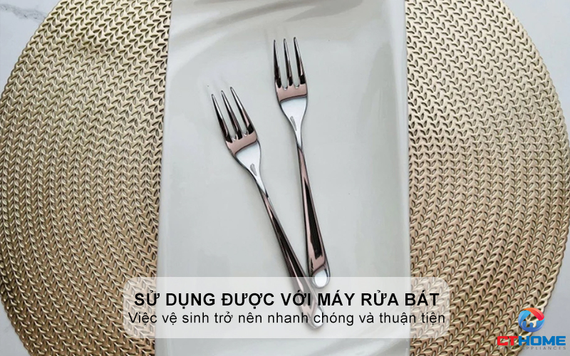 Sử dụng được với máy rửa bát