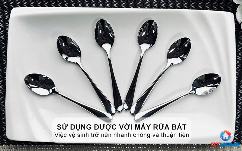 Sử dụng được với máy rửa bát
