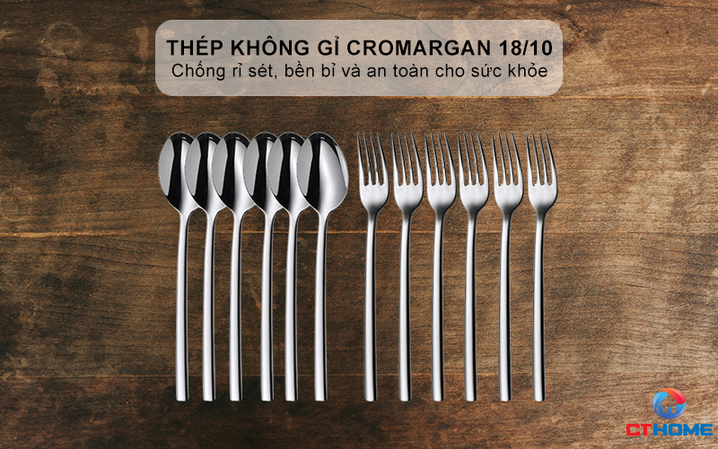 Chất liệu thép không gỉ Cromargan