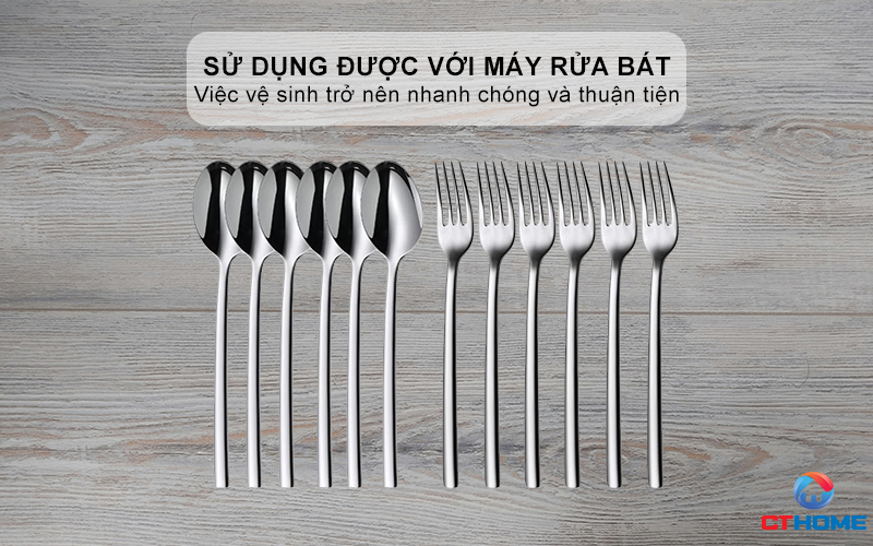 Sử dụng được với máy rửa bát