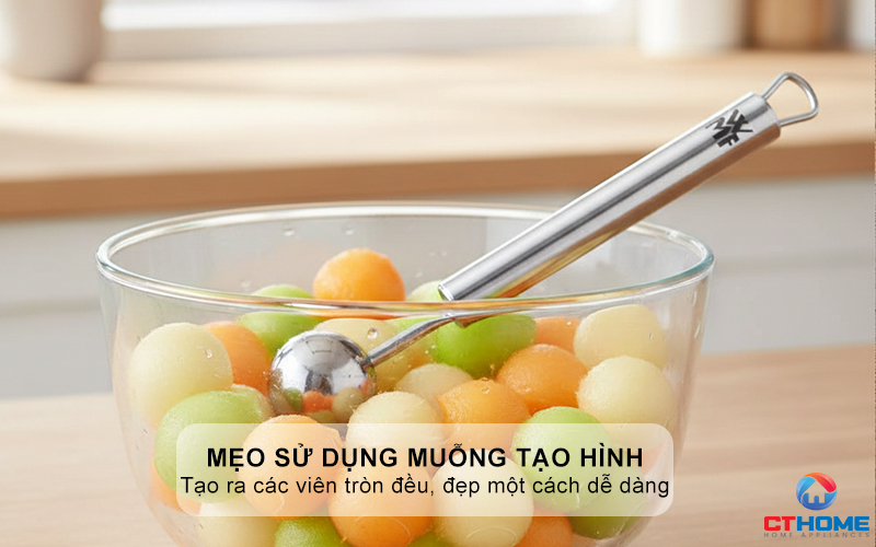 Mẹo sử dụng muỗng tạo hình