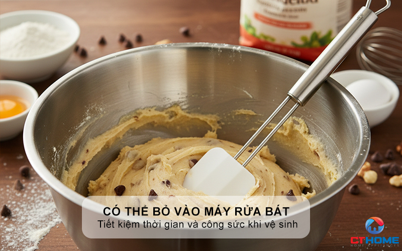 Có thể bỏ vào máy rửa bát an toàn