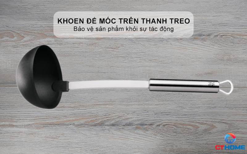 Khoen thực tế để lưu trữ trên thanh treo có móc