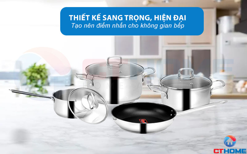 Thiết kế sang trọng, hiện đại điểm nhấn nổi bật cho căn bếp