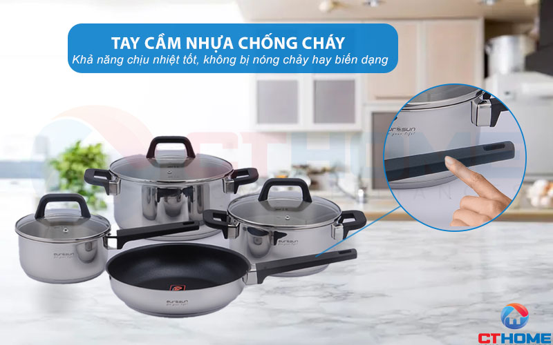 Tay cầm nhựa chống cháy cách nhiệt và tản nhiệt nhanh