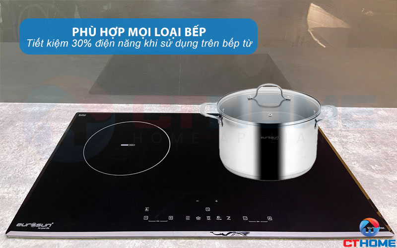 Sử dụng đa dạng trên mọi loại bếp