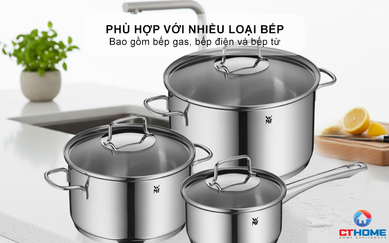 Phù hợp với nhiều loại bếp
