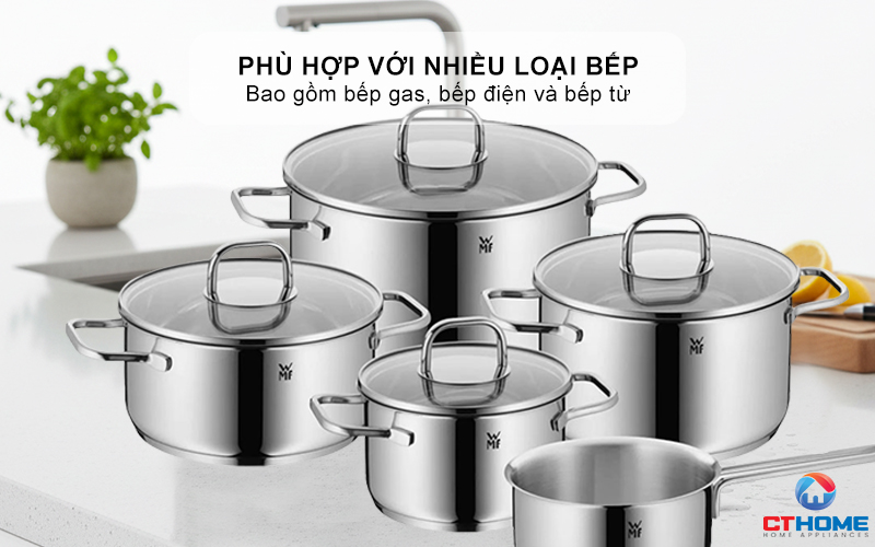 Phù hợp với nhiều loại bếp