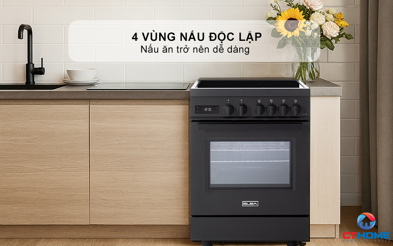 BẾP GAS KẾT HỢP LÒ NƯỚNG EAA 664 IMLVN  ELBA 60CM EAA664IMLVN 2