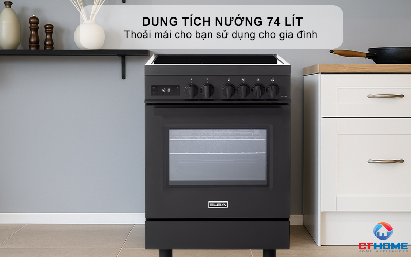 BẾP GAS KẾT HỢP LÒ NƯỚNG EAA 664 IMLVN  ELBA 60CM EAA664IMLVN 3