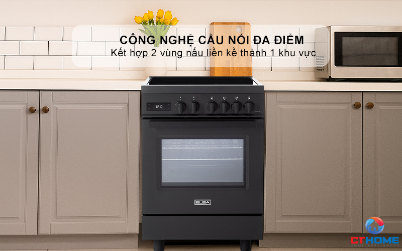 BẾP GAS KẾT HỢP LÒ NƯỚNG EAA 664 IMLVN  ELBA 60CM EAA664IMLVN 5