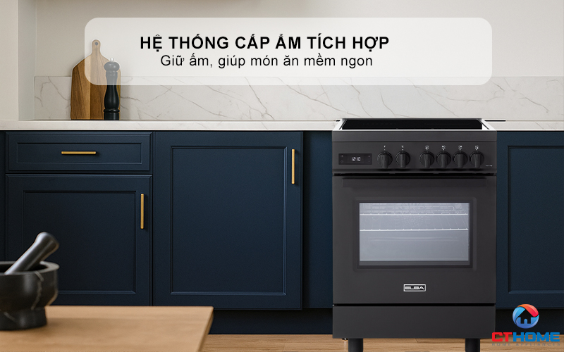 BẾP GAS KẾT HỢP LÒ NƯỚNG EAA 664 IMLVN  ELBA 60CM EAA664IMLVN 6