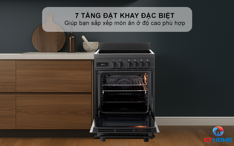 BẾP GAS KẾT HỢP LÒ NƯỚNG EAA 664 IMLVN  ELBA 60CM EAA664IMLVN 7