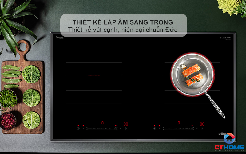 BẾP ĐIỆN TỪ 2 VÙNG NẤU KOCHER EI-221 EI221 1