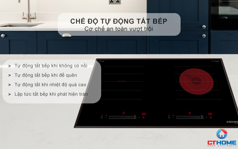 BẾP ĐIỆN TỪ 2 VÙNG NẤU KOCHER EI-221 EI221 10