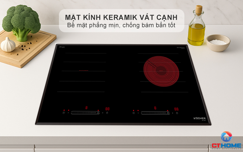 BẾP ĐIỆN TỪ 2 VÙNG NẤU KOCHER EI-221 EI221 3